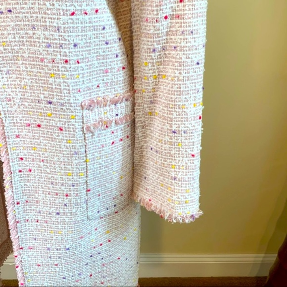 Kate Spade Tweed Coat - pink multi colored - oumu1205 / NWT - Picture 6 of 13